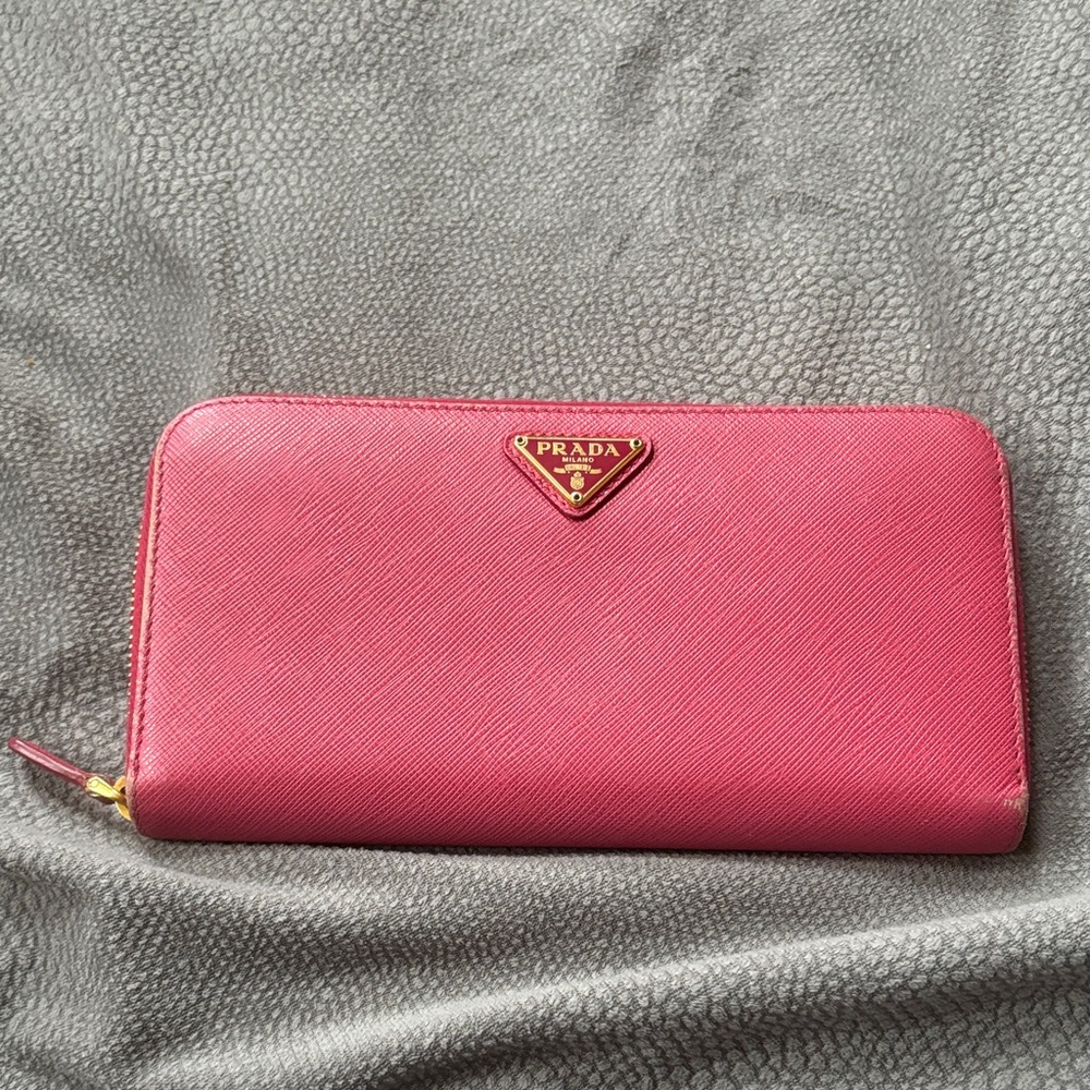 Prada Fuchsia Wallet
